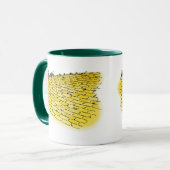 tovenaar van Oz Yellow Brick Road van Denslow Mok (Voorkant links)