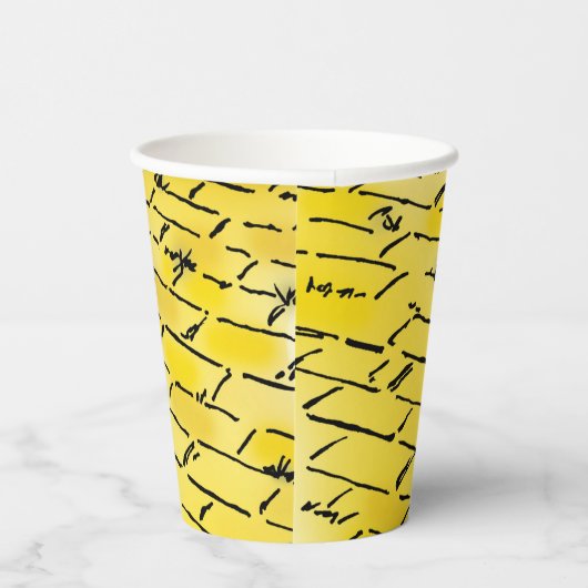  tovenaar van Oz Yellow Brick Road van Denslow Papieren Bekers (Rechts)