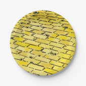  tovenaar van Oz Yellow Brick Road van Denslow Papieren Bordje (Voorkant)