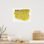 tovenaar van Oz Yellow Brick Road van Denslow Poster (Keuken)