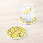  tovenaar van Oz Yellow Brick Road van Denslow Zandsteen Onderzetter (Zijkant)