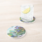 Tovenaar van Oz Zandsteen Onderzetter (Zijkant)