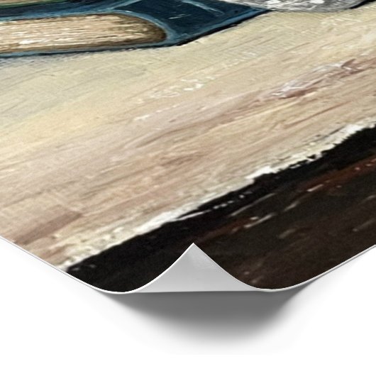 Tovenaar van Oz Zilveren Schoenen Giclee Print (Hoek)