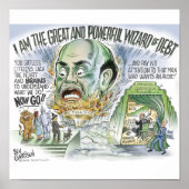 Tovenaar van schuldenafdrukken poster (Voorkant)