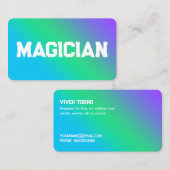Tovenaar Visitekaartje (Voorkant / Achterkant)