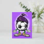 Tovenaar Voetbal Briefkaart (Staand voorkant)