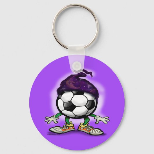 Tovenaar Voetbal Sleutelhanger (Voorkant)