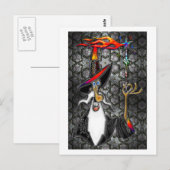 Tovenaar voor mysterie briefkaart (Voorkant / Achterkant)