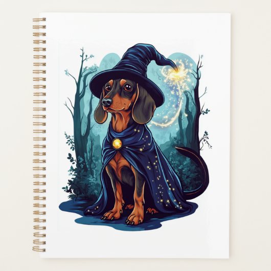 Tovenaar Wiener � Magische Dachshund Planner (Voorkant)