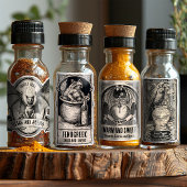 Tovenaar Witch Potion Fles Halloween Spice Labels