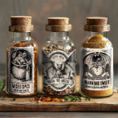 Tovenaar Witch Potion Fles Halloween Spice Labels