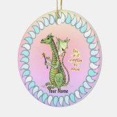 Tovenaardraak Keramisch Ornament (Links)