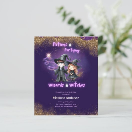 Tovenaars en Heksen Zonen Dochters Verjaardag Magi (Staand voorkant)