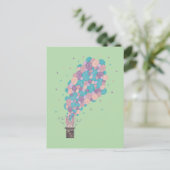 Tovenaars Konijn Bubbel Explosie | Whimsische Magi Briefkaart (Staand voorkant)