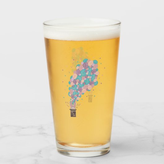 Tovenaars Konijn Bubbel Explosie | Whimsische Magi Glas (Voorkant gevuld)