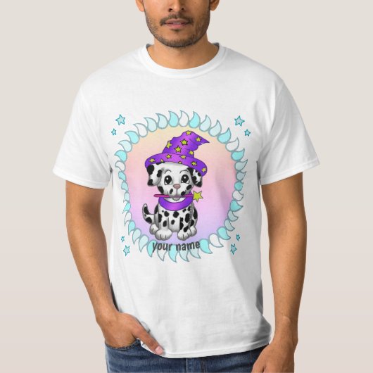 Tovenaars Puppie hond T-shirt (Voorkant)