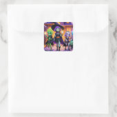 Tovenaars, Spookwezens en Griezels Sticker (Tas)