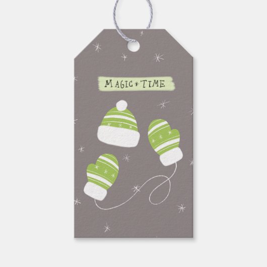 Tovenaars Tijd Cadeaulabel (Voorkant)