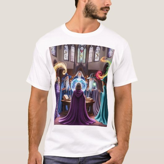 Tovenaars van het betoverde kasteel t-shirt (Voorkant)