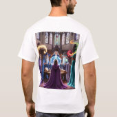 Tovenaars van het betoverde kasteel t-shirt (Achterkant)