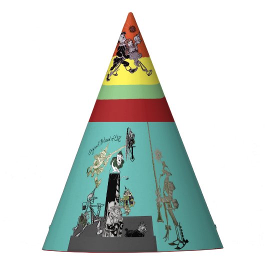 Tovenaars van OZ Echte Illustraties Feestje | Feesthoedjes (Voorkant)