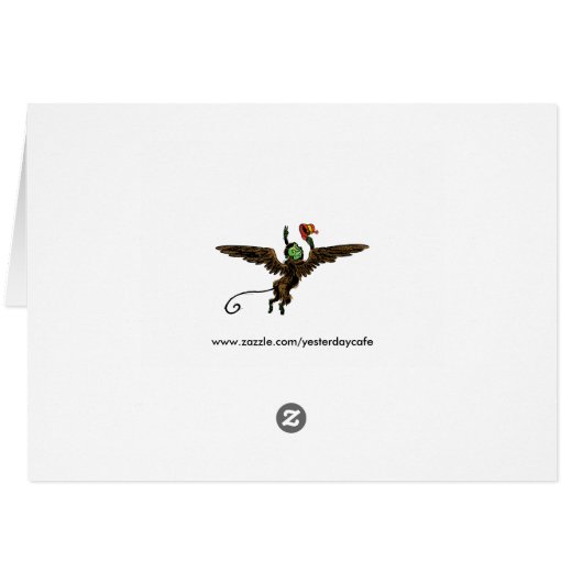 Tovenaars van Oz, Kwaadaardige vliegende aap (Achterkant Horizontaal)