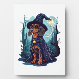 Tovenaars Wiener � Magische Dachshund Fotoplaat