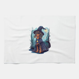 Tovenaars Wiener � Magische Dachshund Theedoek