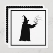 Tovenaarsbal Halloween Party uitnodiging (Voorkant / Achterkant)