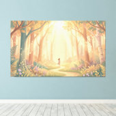Tovenaarsbos Canvas Afdruk (Insitu (Houten vloer))