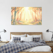 Tovenaarsbos Canvas Afdruk (Insitu (Slaapkamer))