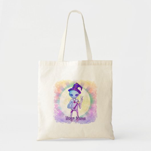 Tovenaarsbuitenaards Tote Bag (Voorkant)