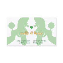 Tovenaarschap Poodles Tweepersoonskaart met Hart –