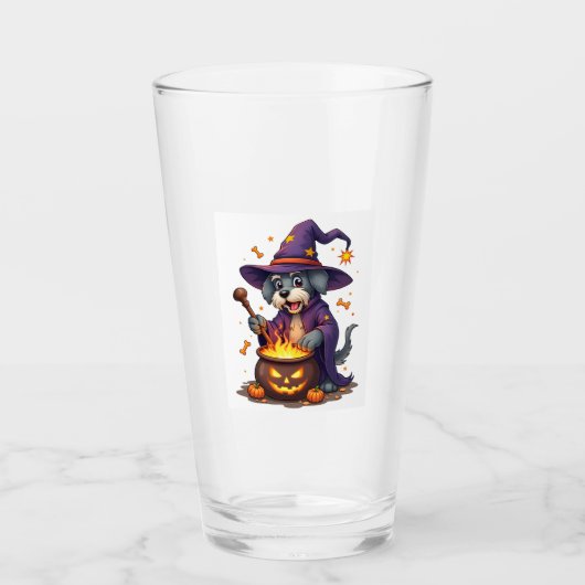 Tovenaarschnauzer Glas (Voorkant)