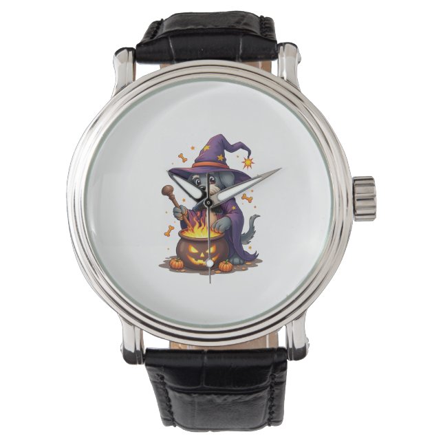 Tovenaarschnauzer Horloge (Voorkant)