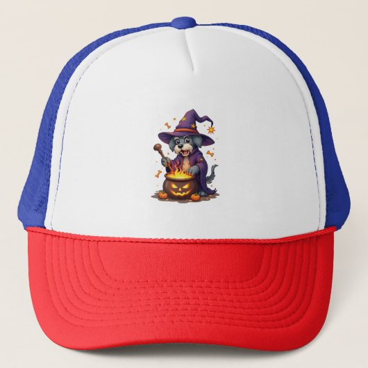 Tovenaarschnauzer Trucker Pet (Voorkant)