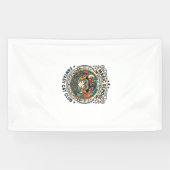 Tovenaarschool Fantasie Kat Cute Kitty Design - Ma Spandoek (Horizontaal)