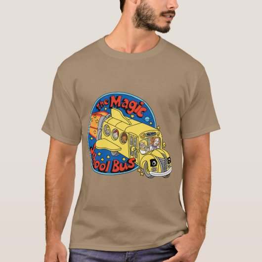 Tovenaarschoolbus meisje t-shirt (Voorkant)
