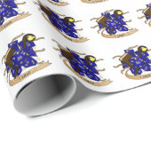 Tovenaarsdobbelsteenontwerp Cadeaupapier (Rol Hoek)