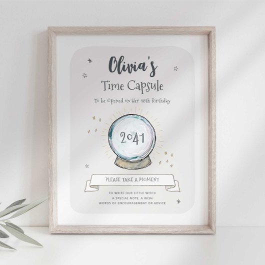 Tovenaarsfeestijd Capsule Bord Poster