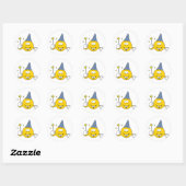 Tovenaarsgezicht Ronde Sticker (Vel)
