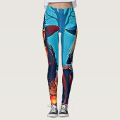 Tovenaarsheksen Ketel Betoverd Leggings (Voorkant)