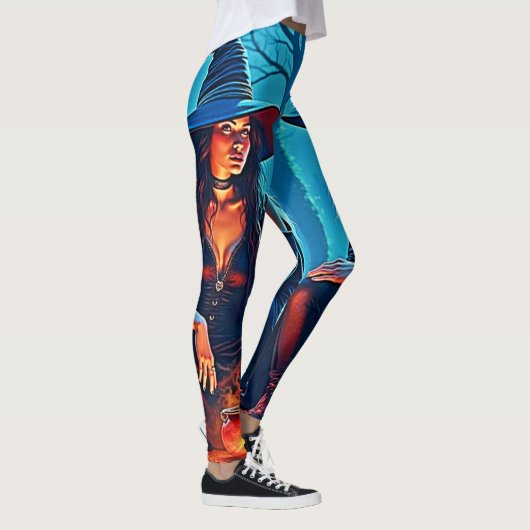 Tovenaarsheksen Ketel Betoverd Leggings (Rechts)