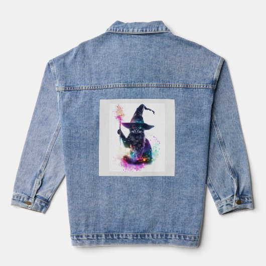 Tovenaarskat Magie Denim Jacket (Achterkant)