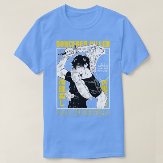 Tovenaarskiller Toji Fanart T-shirt (Design voorkant)