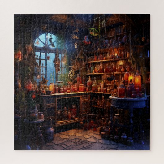 Tovenaarslaboratorium Legpuzzel (Verticaal)