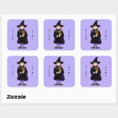 Tovenaarsmeisje Sticker (Vel)