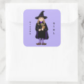 Tovenaarsmeisje Sticker (Tas)