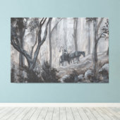 Tovenaarsreis Canvas Afdruk (Insitu (Houten vloer))