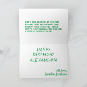 Tovenaarsridder Draak Sprookje Kinderen Fantastisc Kaart (Binnen)